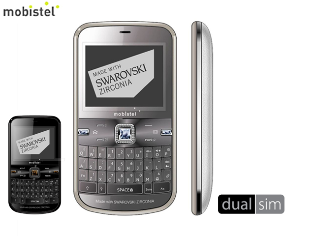 1 Day Fly Lady - Mobistel Dual Sim Telefoon Met Swarovski Zirkonia