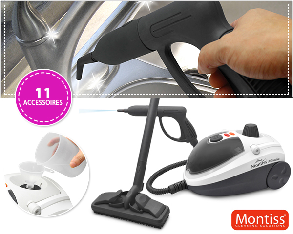 1 Day Fly Lady - Montiss Atlantic Stoomreiniger Met 11 Accessoires 1 Day Fly Lady - Montiss Atlantic Stoomreiniger Met 11 Accessoires