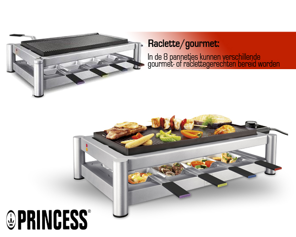 1 Day Fly Lady - Multifunctionele Princess Gourmetstel 1 Day Fly Lady - Multifunctionele Princess Gourmetstel