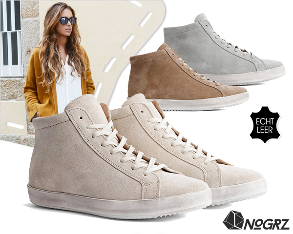 1 Day Fly Lady - Nogrz Urban Leren Damessneakers 1 Day Fly Lady - Nogrz Urban Leren Damessneakers