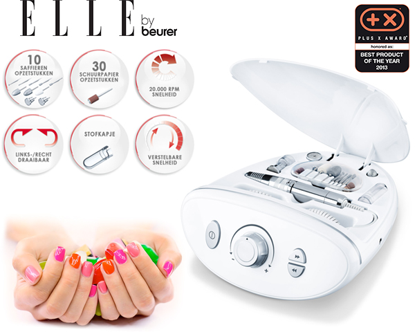 1 Day Fly Lady - Pedicure- En Manicureset Van Elle By Beurer 1 Day Fly Lady - Pedicure- En Manicureset Van Elle By Beurer