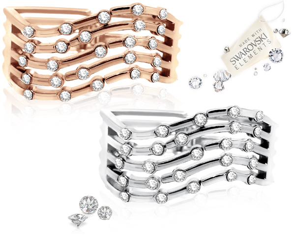 1 Day Fly Lady - Prachtige Armband Met Swarovski Elementen 1 Day Fly Lady - Prachtige Armband Met Swarovski Elementen