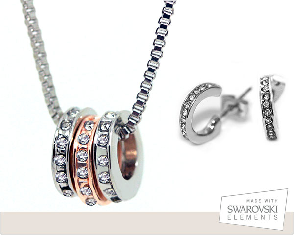 1 Day Fly Lady - Prachtige Sieradenset Met Swarovksi Elements 1 Day Fly Lady - Prachtige Sieradenset Met Swarovksi Elements