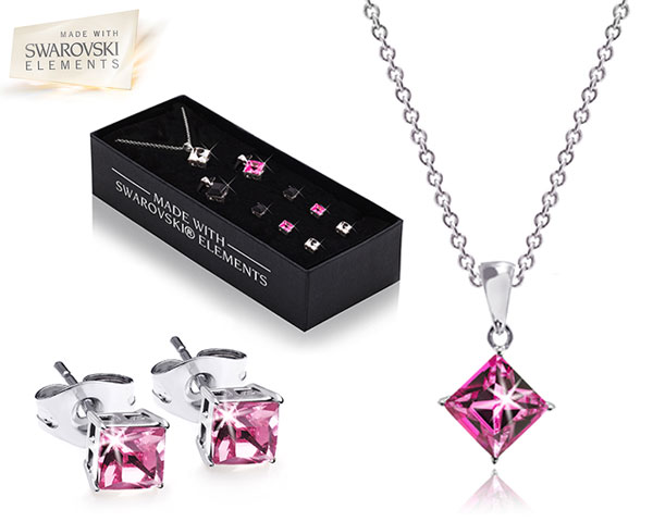 1 Day Fly Lady - Prachtige Verwisselbare Sieradenset Met Swarovski Elements 1 Day Fly Lady - Prachtige Verwisselbare Sieradenset Met Swarovski Elements