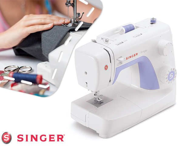 1 Day Fly Lady - Praktische Singer Naaimachine Met 32 Steekpatronen 1 Day Fly Lady - Praktische Singer Naaimachine Met 32 Steekpatronen