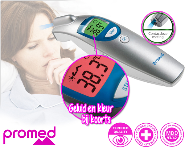 1 Day Fly Lady - Promed Infrarood Thermometer 1 Day Fly Lady - Promed Infrarood Thermometer