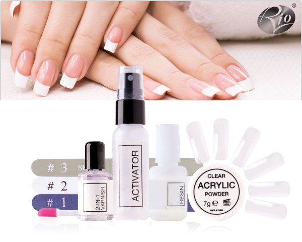 1 Day Fly Lady - Rio Quick Dip Acrylnagelset 1 Day Fly Lady - Rio Quick Dip Acrylnagelset