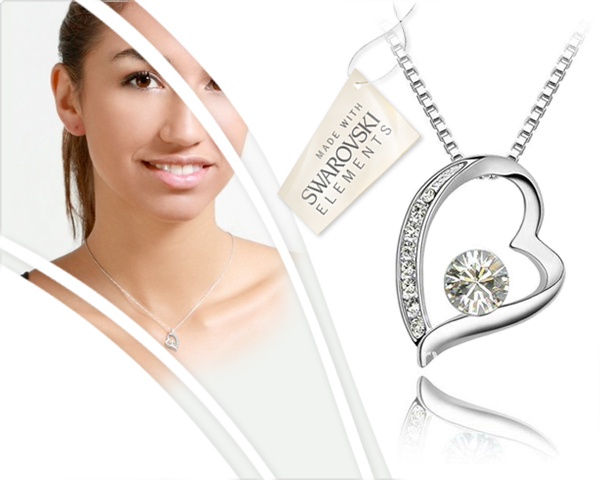 1 Day Fly Lady - Romantische Swarovski Elements Ketting 1 Day Fly Lady - Romantische Swarovski Elements Ketting