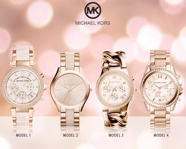 1 Day Fly Lady - Roségouden Michael Kors Horloge Naar Keuze 1 Day Fly Lady - Roségouden Michael Kors Horloge Naar Keuze