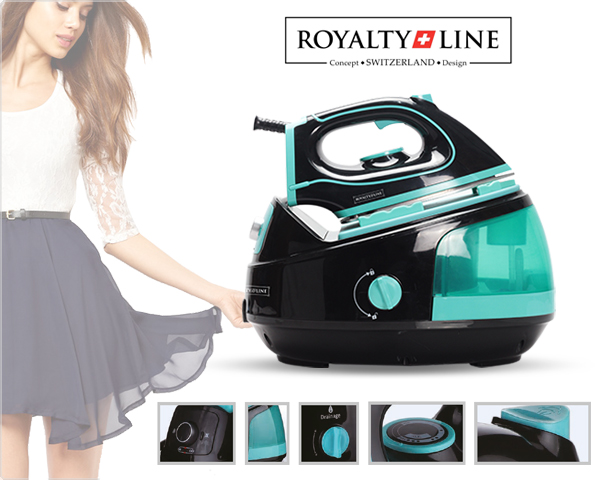 1 Day Fly Lady - Royalty Line Stoomstrijkijzer Met Stoomstation 1 Day Fly Lady - Royalty Line Stoomstrijkijzer Met Stoomstation