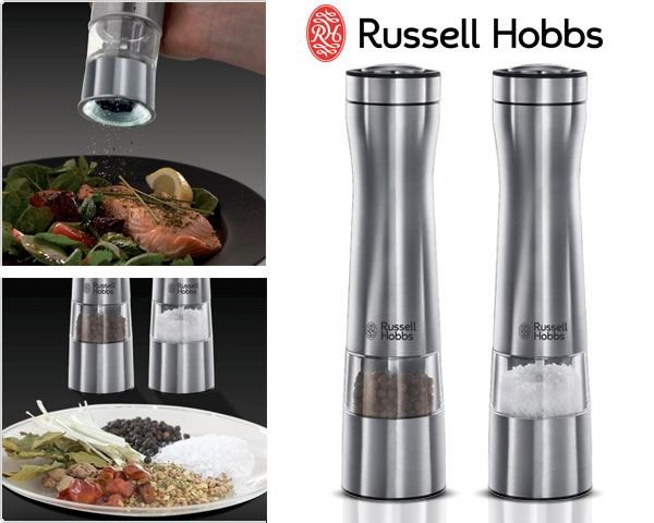 1 Day Fly Lady - Russell Hobbs Elektrische Peper- En Zoutstel 1 Day Fly Lady - Russell Hobbs Elektrische Peper- En Zoutstel