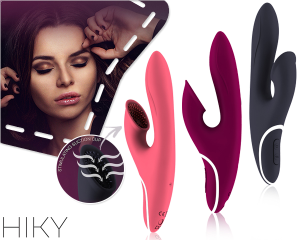 1 Day Fly Lady - Sensationele Hiky Vibrator Met Zuigfunctie 1 Day Fly Lady - Sensationele Hiky Vibrator Met Zuigfunctie