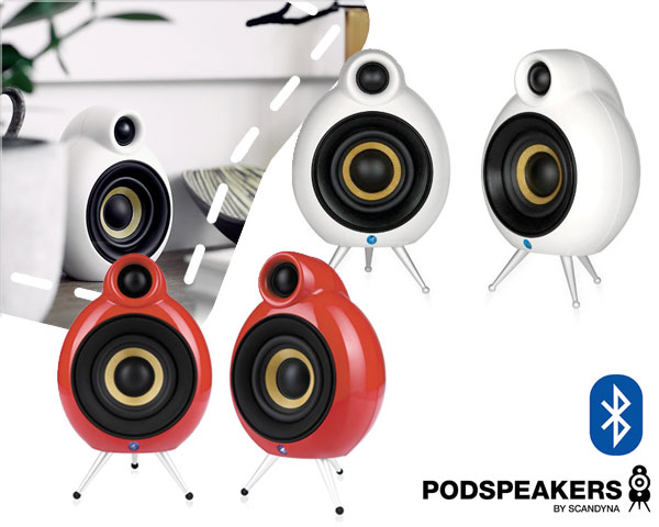 1 Day Fly Lady - Set Van Twee Micropod Design Speakers