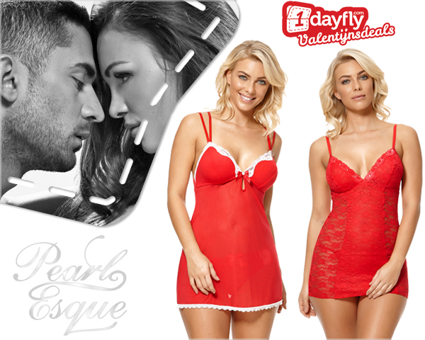 1 Day Fly Lady - Sexy Babydoll Met Kant Voor Valentijn 1 Day Fly Lady - Sexy Babydoll Met Kant Voor Valentijn