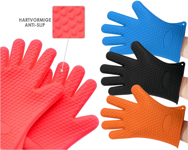 1 Day Fly Lady - Siliconen Ovenhandschoen 1 Day Fly Lady - Siliconen Ovenhandschoen