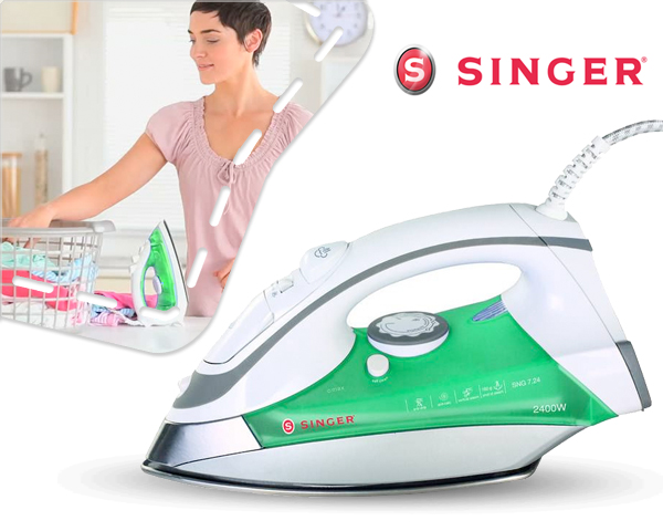 1 Day Fly Lady - Singer 2400W Stoomstrijkijzer 1 Day Fly Lady - Singer 2400W Stoomstrijkijzer