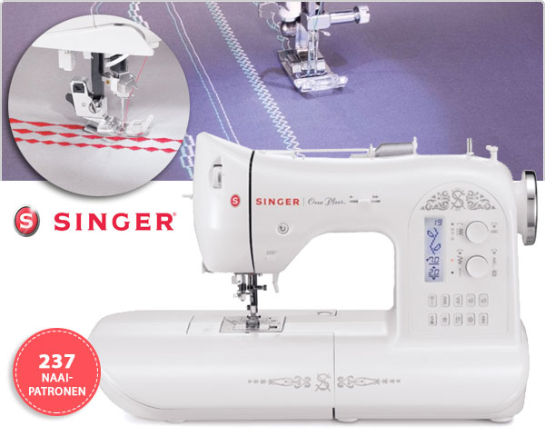 1 Day Fly Lady - Singer One Plus Elektronische Naaimachine 1 Day Fly Lady - Singer One Plus Elektronische Naaimachine
