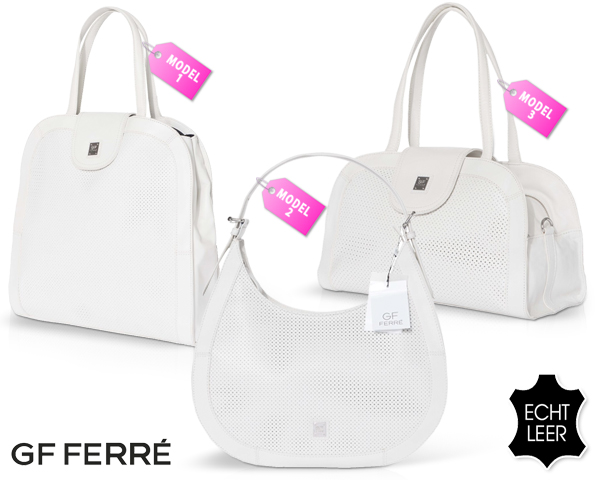 1 Day Fly Lady - Stijlvolle Echt Leren Gf Ferre Handtas 1 Day Fly Lady - Stijlvolle Echt Leren Gf Ferre Handtas