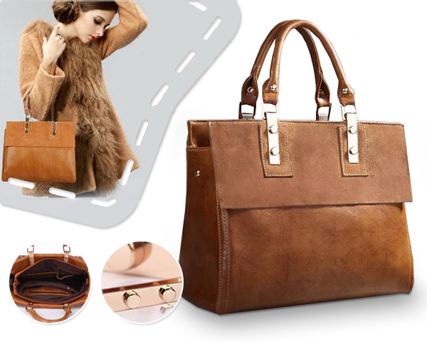 1 Day Fly Lady - Stijlvolle Leren Tas Van Italiaans Design 1 Day Fly Lady - Stijlvolle Leren Tas Van Italiaans Design