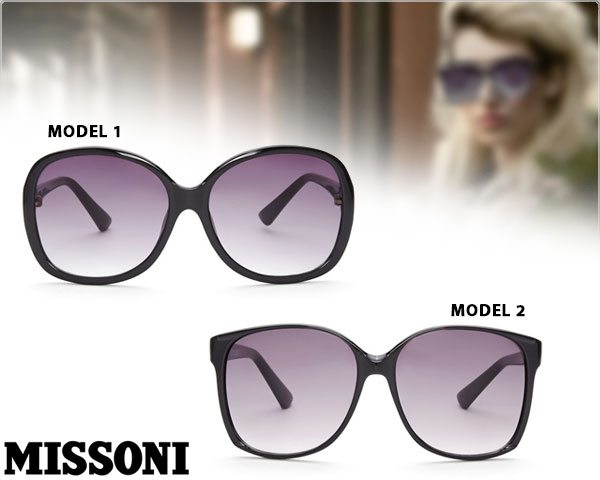 1 Day Fly Lady - Stijlvolle Missoni Oversized Zonnebril 1 Day Fly Lady - Stijlvolle Missoni Oversized Zonnebril