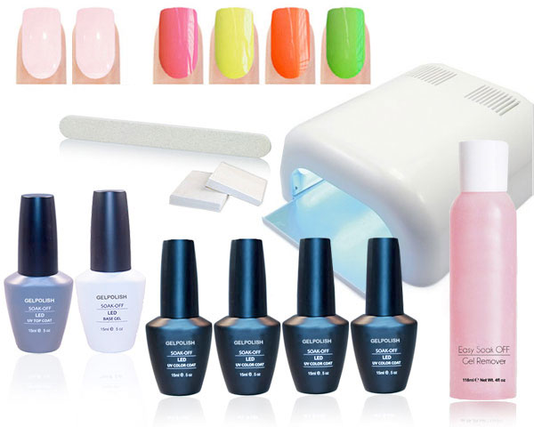 1 Day Fly Lady - Summer Gellak Nagel Set 1 Day Fly Lady - Summer Gellak Nagel Set