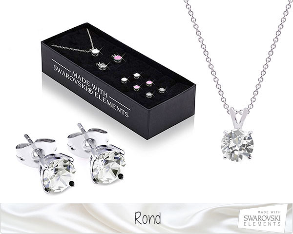 1 Day Fly Lady - Swarovski Elements Ketting En Oorbellen Sets 1 Day Fly Lady - Swarovski Elements Ketting En Oorbellen Sets