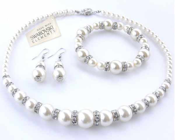 1 Day Fly Lady - Swarovski Parel Tri Set 1 Day Fly Lady - Swarovski Parel Tri Set