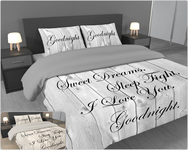 1 Day Fly Lady - Sweet Dreams 100% Katoen Satijnen Dekbedovertrek 1 Day Fly Lady - Sweet Dreams 100% Katoen Satijnen Dekbedovertrek