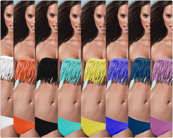 1 Day Fly Lady - Trendy Fringe Bikini 1 Day Fly Lady - Trendy Fringe Bikini