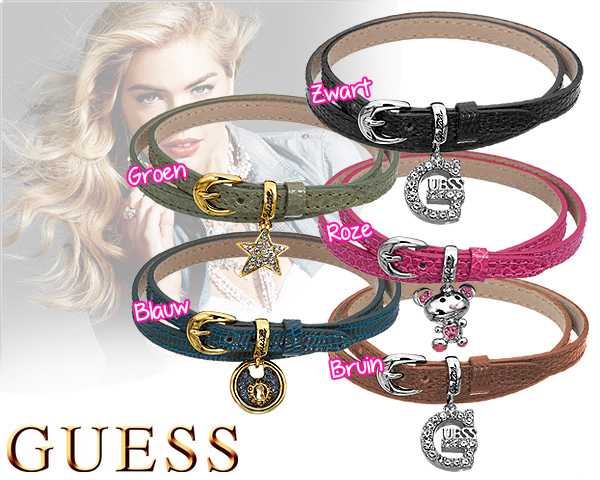 1 Day Fly Lady - Trendy Guess Armband In Verschillende Kleuren 1 Day Fly Lady - Trendy Guess Armband In Verschillende Kleuren