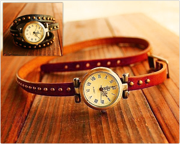 1 Day Fly Lady - Trendy Horloge Armband In Twee Kleuren 1 Day Fly Lady - Trendy Horloge Armband In Twee Kleuren