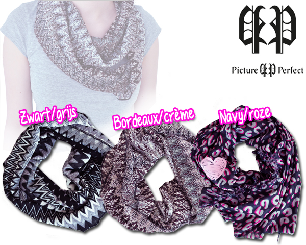 1 Day Fly Lady - Trendy Picture Perfect Sjaals 1 Day Fly Lady - Trendy Picture Perfect Sjaals