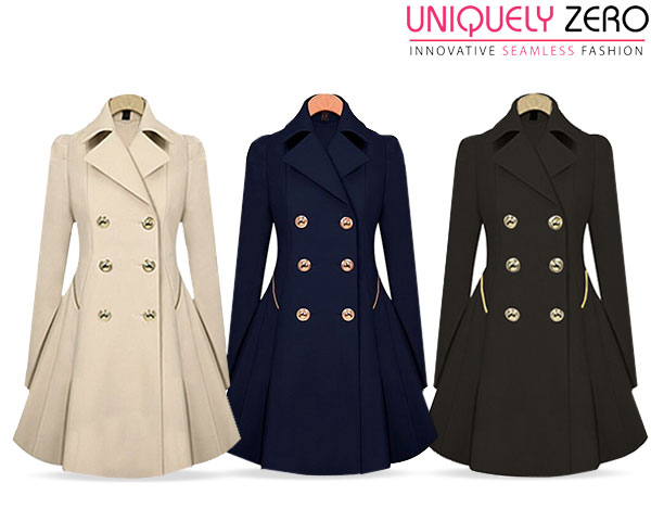 1 Day Fly Lady - Uniquely Zero Trenchcoat 1 Day Fly Lady - Uniquely Zero Trenchcoat