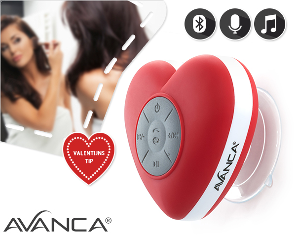 1 Day Fly Lady - Valentijn Special: Avanca Heart Bluetooth Speaker
