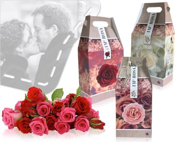 1 Day Fly Lady - Valentijnstip: Tuinrozen In Romantische Verpakking