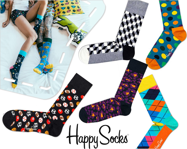 1 Day Fly Lady - Verrassingspakket Van 6 Paar Happy Socks 1 Day Fly Lady - Verrassingspakket Van 6 Paar Happy Socks