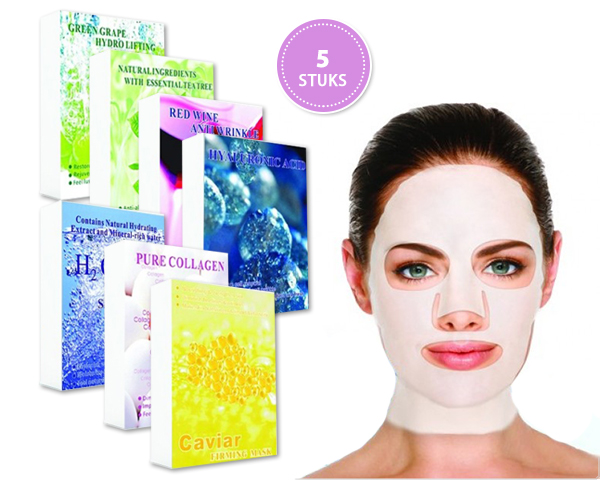 1 Day Fly Lady - Verzorg Uw Gezicht Met Een Masker Naar Keuze 1 Day Fly Lady - Verzorg Uw Gezicht Met Een Masker Naar Keuze