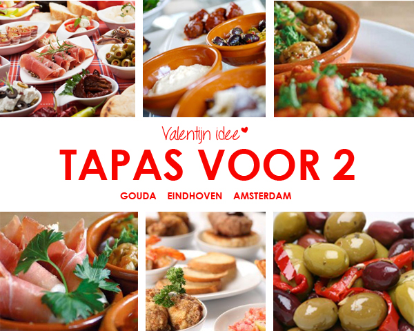 1 Day Fly Lady - Voucher Heerlijk Tapas Eten Voor 2 Personen