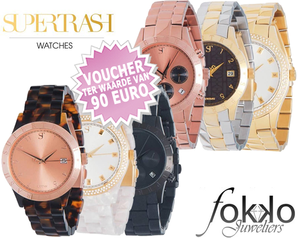 1 Day Fly Lady - Voucher Twv 90 Euro Op Supertrash Horloges 1 Day Fly Lady - Voucher Twv 90 Euro Op Supertrash Horloges