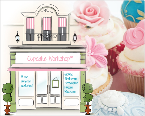 1 Day Fly Lady - Voucher Voor 3 Uur Durende Cupcake Workshop