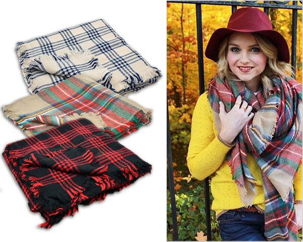 1 Day Fly Lady - Warme Oversized Sjaals 1 Day Fly Lady - Warme Oversized Sjaals