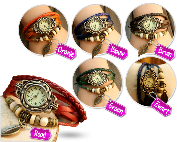 1 Day Fly Lady - Wikkelwatch Als Eyecatcher Aan Uw Pols 1 Day Fly Lady - Wikkelwatch Als Eyecatcher Aan Uw Pols