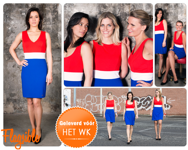 1 Day Fly Lady - Wk Special: Flagsible Vlaggenjurkje 1 Day Fly Lady - Wk Special: Flagsible Vlaggenjurkje