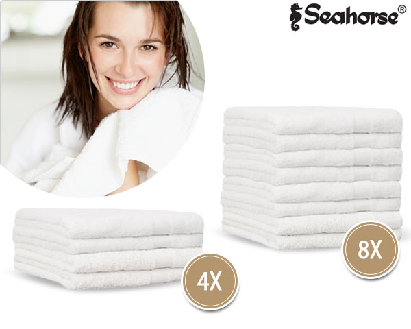 1 Day Fly Lady - Zeer Comfortabele 4-Delige Seahorse Prestige Douchlakenset 1 Day Fly Lady - Zeer Comfortabele 4-Delige Seahorse Prestige Douchlakenset