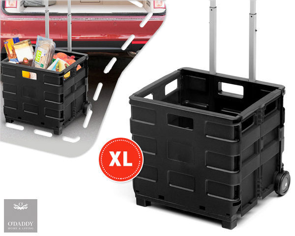 1 Day Fly Lady - Zeer Praktische Opvouwbare Xl Boodschappenkrat 1 Day Fly Lady - Zeer Praktische Opvouwbare Xl Boodschappenkrat
