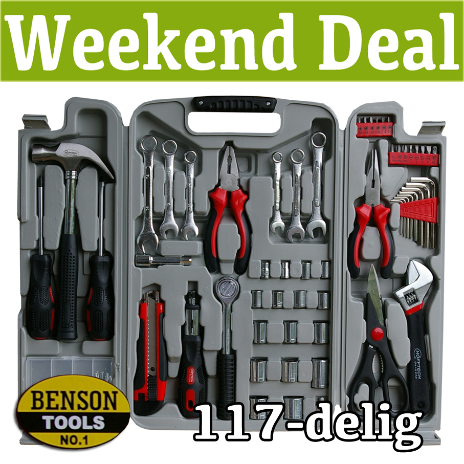 1masterdeal - 117-Delige Gereedschapset Van Benson 1masterdeal - 117-Delige Gereedschapset Van Benson