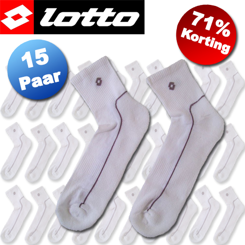 1masterdeal - 15 Paar Lotto Sportsokken 1masterdeal - 15 Paar Lotto Sportsokken