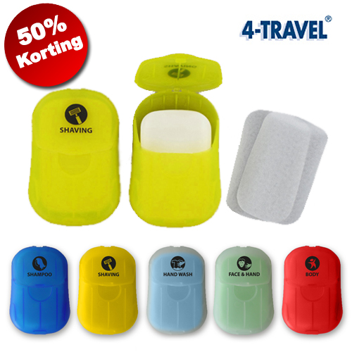 1masterdeal - 4-Travel Soapsheets (5-Delig) 1masterdeal - 4-Travel Soapsheets (5-Delig)