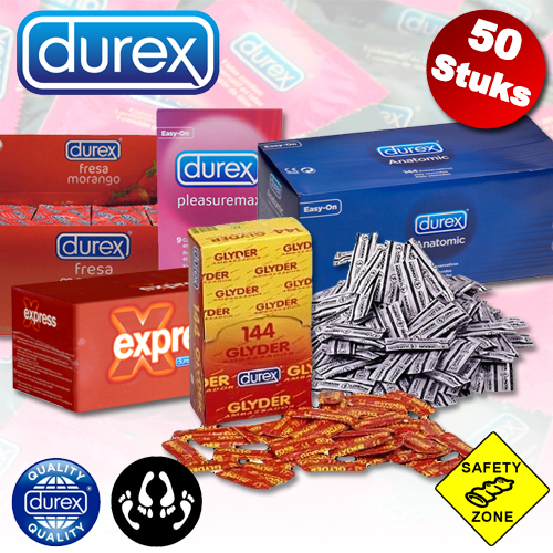 1masterdeal - Durex Assorti Pakket Met 50 Condooms 1masterdeal - Durex Assorti Pakket Met 50 Condooms