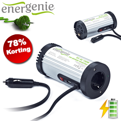 1masterdeal - Energenie Power Inverter Voor In De Auto